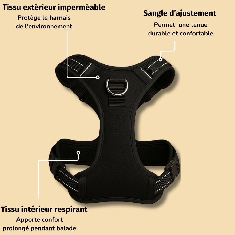 Harnais Anti-Traction pour chien